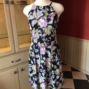 *Enfocus Studio Sleeveless Floral Dress Blue